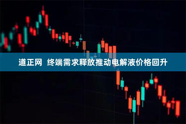 道正网  终端需求释放推动电解液价格回升